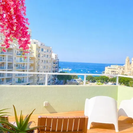 Apartamento St Julians Seaviews Hilltop House San Julián